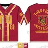 Xflsp GlaMit Mens Tuskegee University Baseball Jersey Custom Any Name Number Stitched College Apparel Big Tall