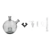 Acess￳rio de fumantes de osgree 14mm mega globo bocal de vidro bocal adaptador de ￡gua kit de bongo de tubo de ￡gua