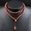 Brins de perles de haute qualité 108 Mala Bracelet prière 6MM brillant or sable collier femmes Yoga méditation bracelet bijoux pour ami Lars22