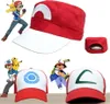 Lettre adulte snapback Gorras Anime Cosplay Casquette chapeau Ash Ketchum visière casquettes Costume jouer Casquette de Baseball