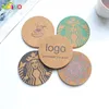 1 piecelot Natural Cork er Resistant custom printing Cup Mug Mat Coffee Tea Drink Placemat for Dining Table 220707