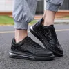 Leather Cool Air Men New Cushion Sneakers Street Trend Crocodile Print Man Casual Sport Walking Shoes e