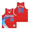 Film Basketball Griffins 1 Zion Spartanburg Day High School Jersey Uniforme Retro Team Arancione Bianco Tutte le cuciture HipHop Vintage Puro cotone Hip Hop traspirante