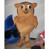 Costume de mascotte de hérisson brun d'Halloween Costume de thème d'anime de dessin animé de qualité supérieure Adultes Taille Costume de publicité extérieure de Noël Costume