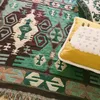 بطانيات سجادة قطنية نقية رقيقة بطانية على الطراز العرقي فن رمي حصيرة أريكة سرير غطاء غرفة المعيشة غرفة نوم