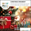 Decorazioni natalizie Forniture per feste festive Giardino domestico 49 pezzi Mini albero Decor Ornamento desktop per negozio Drop Delivery 2021 Lxtnw