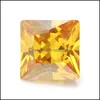 L￶sa diamanter smycken grossist facotry direkt mix f￤rg 30 st/ v￤ska 7x7 mm prinsessan fasetterad klippform 5a vvs kubik zirkoniume f￶r diy drop d