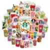 54 tazze da tè al latte caffè Starbucks Adesivi per graffiti per laptop per auto per auto