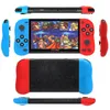 X19 Pro Portable Game Console 5 inch Screen Handheld Games Player 8GB for Arcade Neogeo/MD/GBA/FC TV Cable HD Video Show Rainbow Buttons