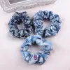 Haarschmuck Denim Cowgirl Frauen Kreuz elastisches Haarband Stirnband Headwrap geknotetes Band ZubehörHaar