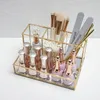 Caixas de armazenamento organizador de maquiagem de maquiagem cosmética Ferramentas de maquiagem Casa do escova de maquiagem Lipstick HH22-256