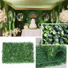 Décoratif Fleurs Couronnes Plante Artificielle Pelouse Herbe Faux Mur Intérieur Confidentialité Jardin Décoration Panneau Extérieur Buis G2e2Decorative