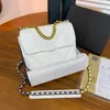 Torba projektantów luksusowe torebki słynne marka torba na ramię klasyczny łańcuch torebka podwójna litera