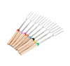 Из нержавеющей стали BBQ Bershmallow Pountry Tools Trailing Sticks Расширяющиеся сваренные телескопические приготовления / выпекание / барбекю