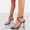 Kleid Schuhe Gold Silber Schlange Muster Frauen Sandalen Sexy Pinch Karree High Heels Dekoration Sommer Party Schuhe Kleid