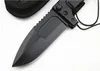 Högkvalitativ ER överlevnad taktisk vikkniv N690 Drop Point Black Blade 6061-T6 Hantera knivar med nylonväska