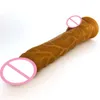 LUUK Long Dildo Realistic Blood Vessel Imitation Penis Imitator For Woman No Vibrator Masturbation Wear Adult Toys Rubber Dick