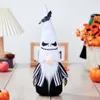 Fournitures de fête Halloween Gnomes Décorations Fantôme en peluche Fait à la main Scandinave Suédois Tomte Ornement pour la maison XBJK2208