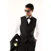 Męskie garnitury Blazers 2022 Czarna solidna kolor męską moda szczupła dopasowanie 2-częściowe/pojedynczy płaszcz spodni