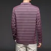 Najlepsza moda marka Mężczyźni zwykłe koszule polo dla mężczyzn Striped Casual Designer Tops Męskie ubranie 220608