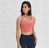 Canottiere da yoga reggiseno abbigliamento intimo sportivo da donna canotte da donna reggiseni fitness bellezza moda biancheria intima gilet crop top designer abbigliamento da ginnastica