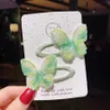 Clipe de doce bordado com borboleta para crianças para crianças
