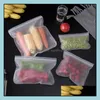 Reusable Grocery Bags Kitchen Storage Organization Housekee Home Garden S/M/L Eva Food Bag Containers R Dhhgz