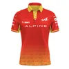 2022 Polo Homme F1 Formule 1 Alfa Romeo Team 2019 Sauber Racing Raikkonen Mode Femme Été T-shirts 5XL Vêtements de sport en plein air