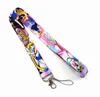 Cell Phone Straps & Charms 10pcs Japan cartoon Keys Mobile Lanyard ID Badge Holder neck Rope Keychain for girls wholesale Party Good Gifts 2022 #80