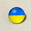 Autres Arts Et Métiers Drapeau Ukrainien Souvenir Insigne Broche Priez Pour L'Ukraine Je Me Tiens Avec L'Ukraine Paix Pas De Guerre Soutien Protestation Décoration ZL0716