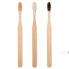 New Natural Pure Bamboo Disposable Toothbrushes Portable Soft Hair Tooth Brush Eco Friendly Brushes Oral Cleaning Care Tools