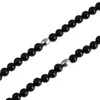 Hänge halsband Mens Boys Celtic Cross rostfritt stålhalsband med svart naturstenskedja 26 "hänge