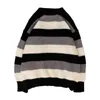 Männer Vintage Stripe Pullover japanische Hüfte Hop Hop koreanische Paare Pullover Pullover Lose Fashion Casual 2022 Winter neu