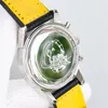 Montre de Luxe Womens Watches 41mm 7750 크로노 그래프 운동 강철 케이스 조선 다이얼 럭셔리 시계 남성 시계 손목 시계