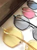 Occhiali da sole dal design alla moda in stile estivo BABY BITC montatura in metallo esagonale occhiali protettivi uv400 per esterni semplici e versatili con scatola
