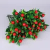 Dekoratif Çiçek Çelenkleri Noel Köpük Parçası Yapay Bitki Meyveleri Çeşitlilik Parlak Kırmızı Holly Aile Dekorasyonları