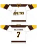 C2604 Vintage Dusters Hockey-Trikot 42 Jim O'Brien 7 Goldthorpe 18 Brian Lee Binghamton Broome Stickerei Nähen Trikots Benutzerdefinierter Name und Nummer