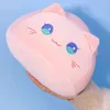 Soft Round Ball Black Cat Shaped Plush Pillows Doll Lovely Cartoon Shiba Inu Dog Animal Stuffed Toys Girls Birthday Gifts J220704