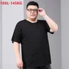 Verão Plus Size 8XL 10XL Homens T-shirt Manga Curta Tees Tops Casual Home Azul Verde Camiseta Grande Venda Simples Tees Soltos 54 220513