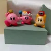 8st Set Kirby Anime Games Kawaii Cartoon Kirby Waddle Dee Doo PVC Action Figur Docks Collection Toys for Kids Birthday Presents9420233