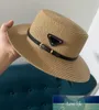 Luxuriöser Strohhut, flache Kappe, modische Gentleman-Kappen, hochwertige Herren- und Damen-Sonnenhüte