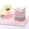 Towel Sell 2pcs High-density Coral Fleece Small Square 30*30 Soft Absorbent Multifunctional Furniture Kitchen Cleaning