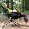 Fiske tillbehör aotu campingstol fällbar bärbar svängande stolar ultralätt fritid för picknickresor