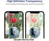Protetor de lente de câmera traseira transparente resistente a arranhões 3D HD com círculo de flash para iPhone 14 13 12 Mini XS 11 Pro Max XR 7 8 plus