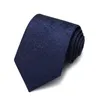 Bow Ties High Quality Classic Blue Floral For Men Business Formal 8cm Width Necktie Wedding Mens Corbatas With Tie Gift BoxBow