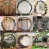 Decorazione per feste 7,9 piedi Cerchio Arco per matrimoni Mariage Fondale rotondo Sfondo Puntelli decorativi Mensola fai da te FlowerParty