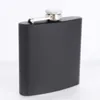 6OZ Wine Pot Hip Flask Paint Matte Black Stainless Steel Bottle Flagon Small Portable Outdoor Indoor Drinking Utensils