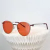 Lunettes de soleil rétro pour hommes et femmes, verres de soleil en métal à rivets, miroir de crapaud, vêtements à la mode, taille 61, 2022