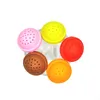 Creatieve lollyop vorm siliconen zoete thee infuser candy lolly lolly lolly blad mok zeefbeker voor thee koffie drinkware