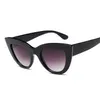 Óculos de sol Cat Eye Moda Mulheres Designer Vintage Black Glasses Sun para fêmea UV400 Eyewear ShadessungusunSungas